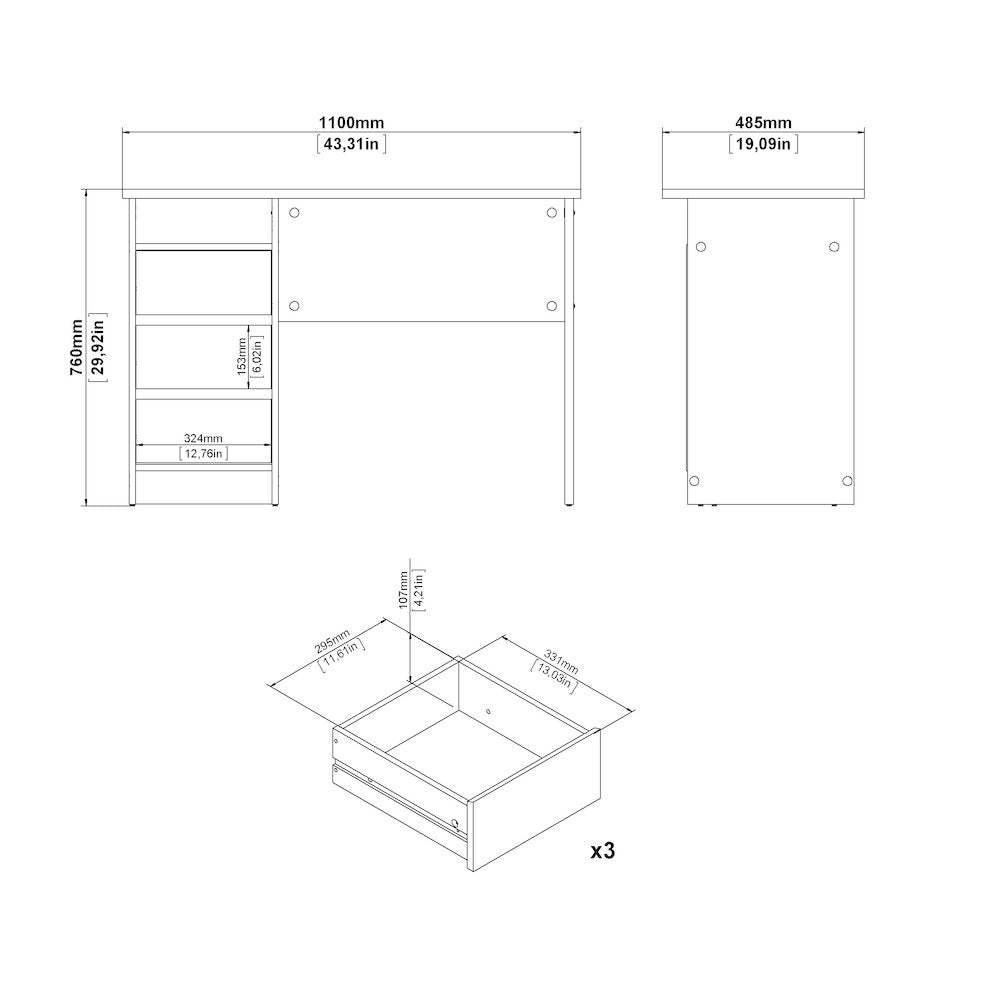 Office Desk Uppsala U206